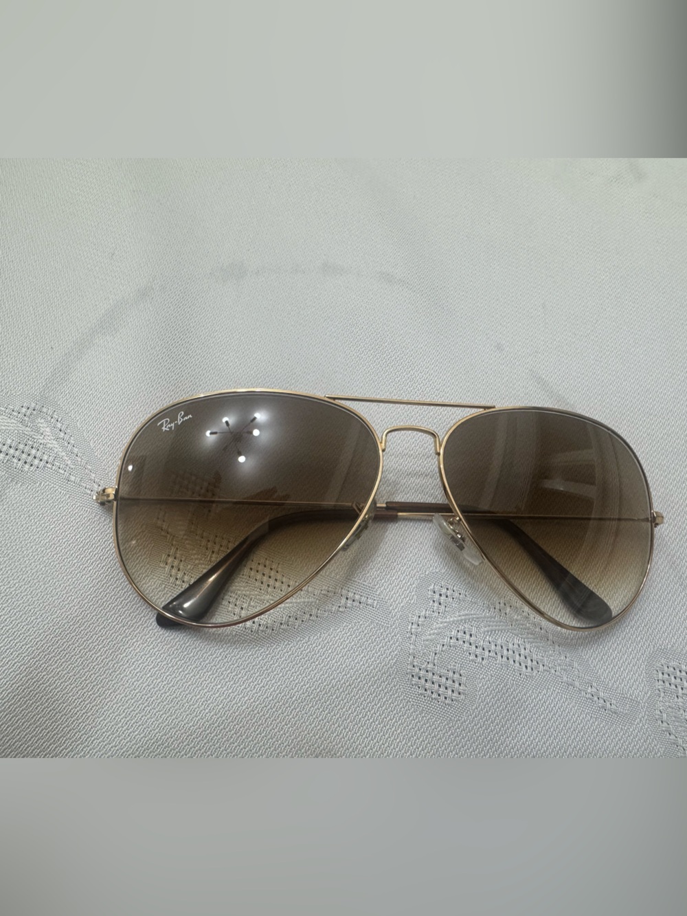 Ray-Ban Aviator Sunglasses - Gold Frame with Brown Lenses
